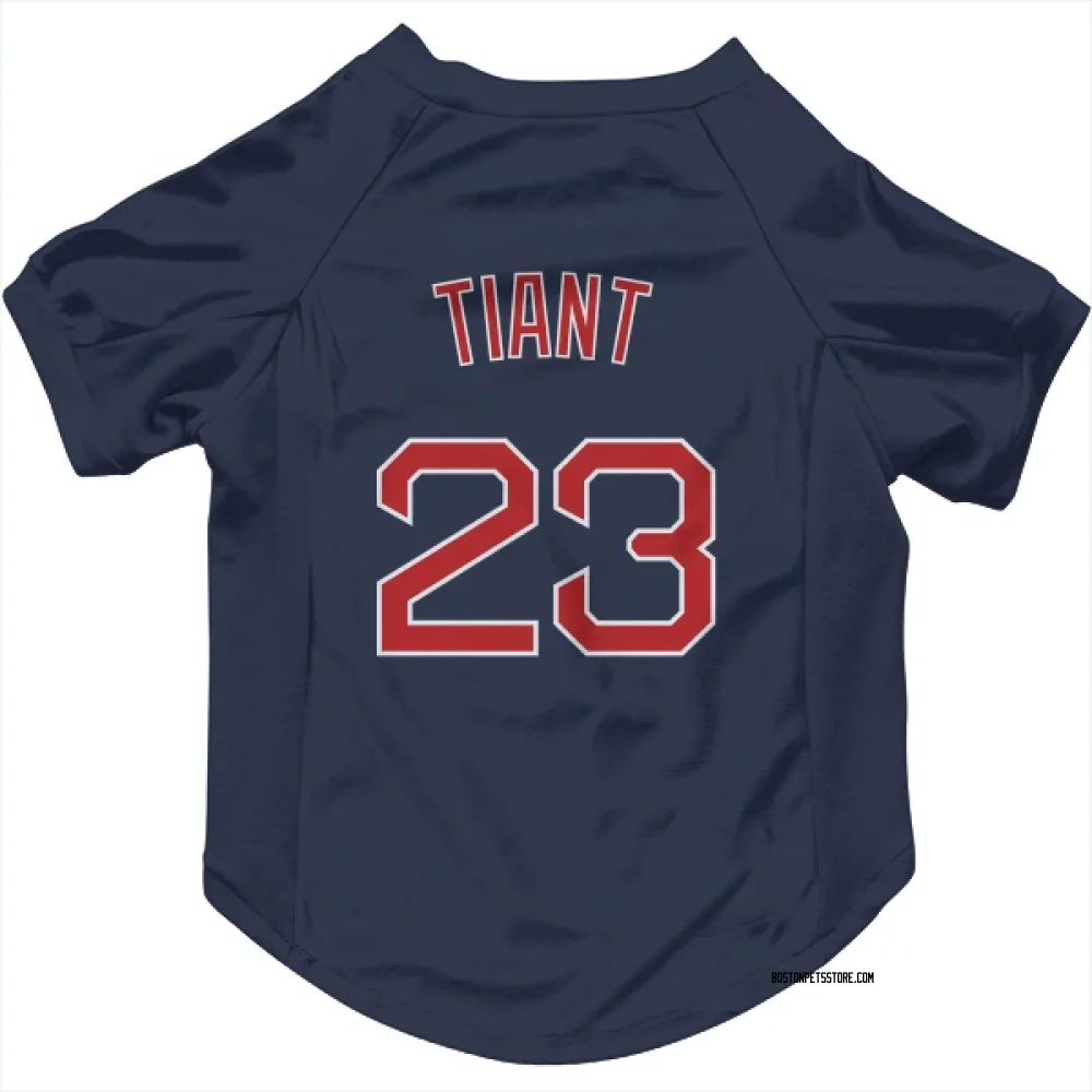 Boston Red Sox Luis Tiant Navy Pet Jersey for Dog & Cat