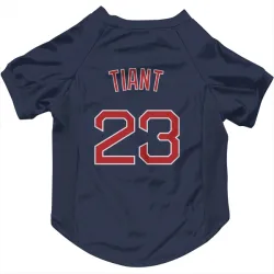 Boston Red Sox Luis Tiant Navy Pet Jersey for Dog & Cat