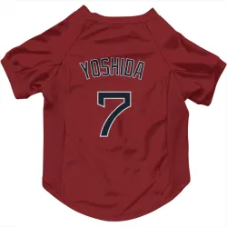Boston Red Sox Masataka Yoshida Red Pet Jersey for Dog & Cat