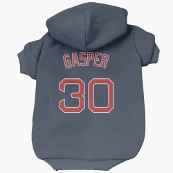 Boston Red Sox Mickey Gasper Navy Pet Hoodie for Dog & Cat