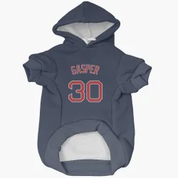 Boston Red Sox Mickey Gasper Navy Pet Hoodie for Dog & Cat