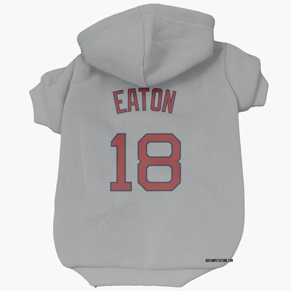 Boston Red Sox Nate Eaton Gray Pet Hoodie for Dog & Cat