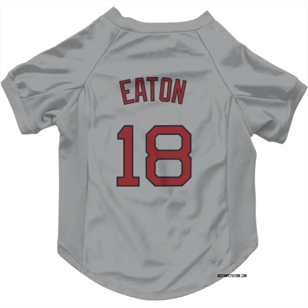 Boston Red Sox Nate Eaton Gray Pet Jersey for Dog & Cat