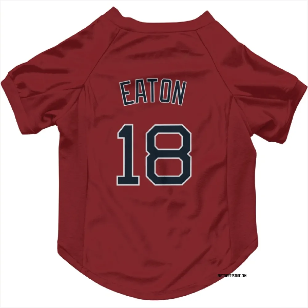 Boston Red Sox Nate Eaton Red Pet Jersey for Dog & Cat