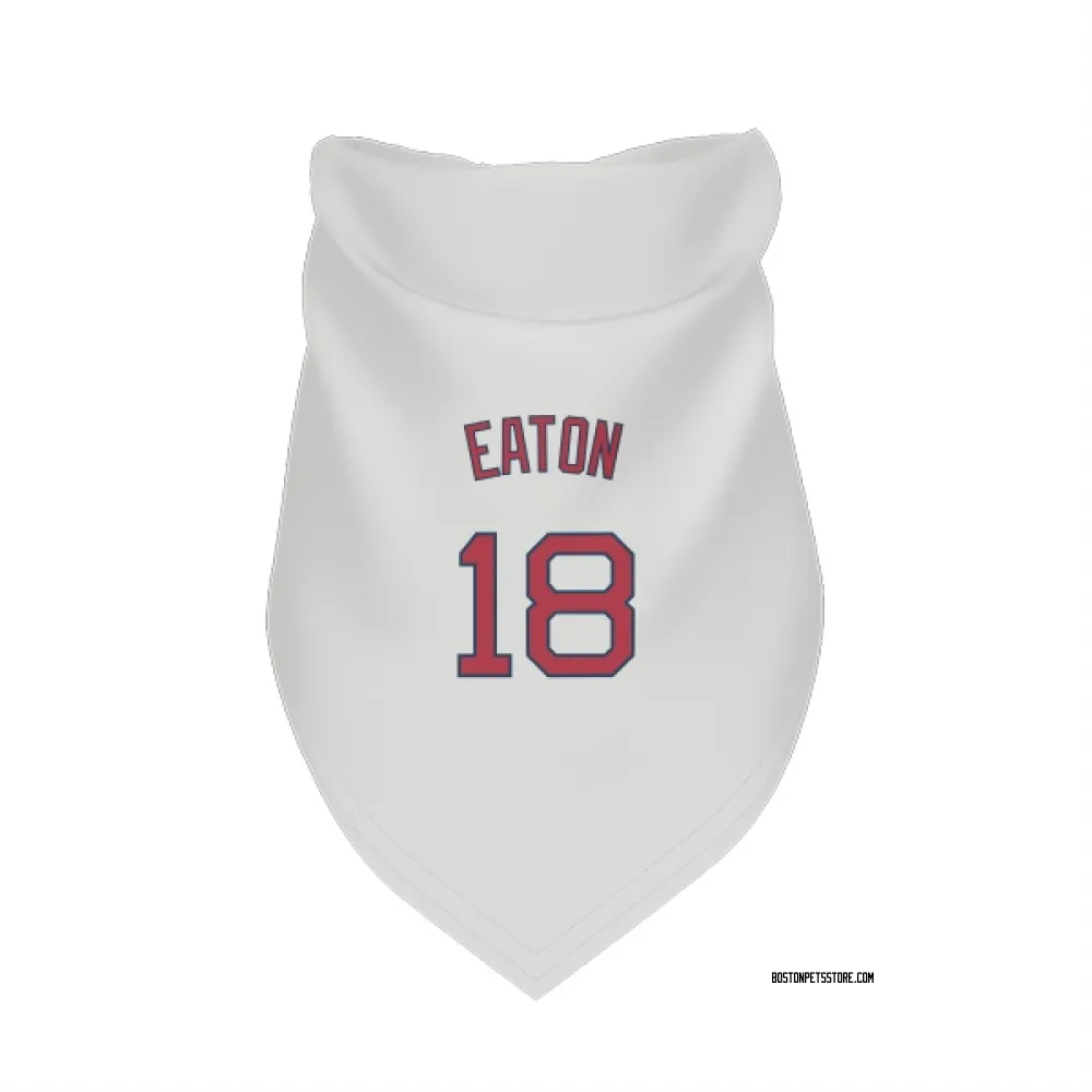 Boston Red Sox Nate Eaton White Pet Bandana for Dog & Cat