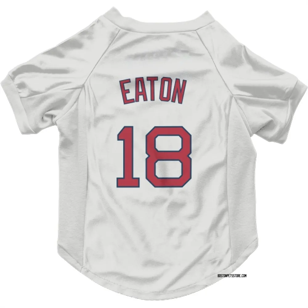 Boston Red Sox Nate Eaton White Pet Jersey for Dog & Cat