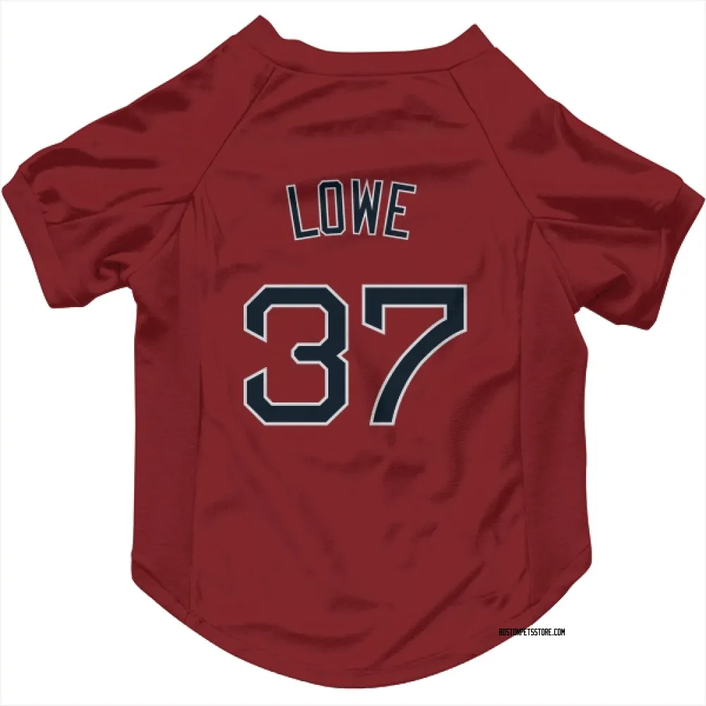 Boston Red Sox Nathaniel Lowe Red Pet Jersey for Dog & Cat