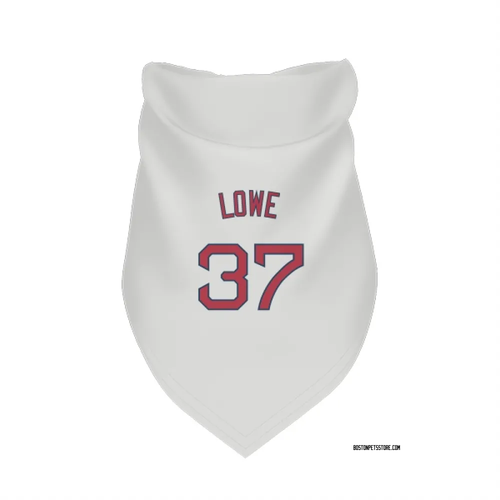 Boston Red Sox Nathaniel Lowe White Pet Bandana for Dog & Cat