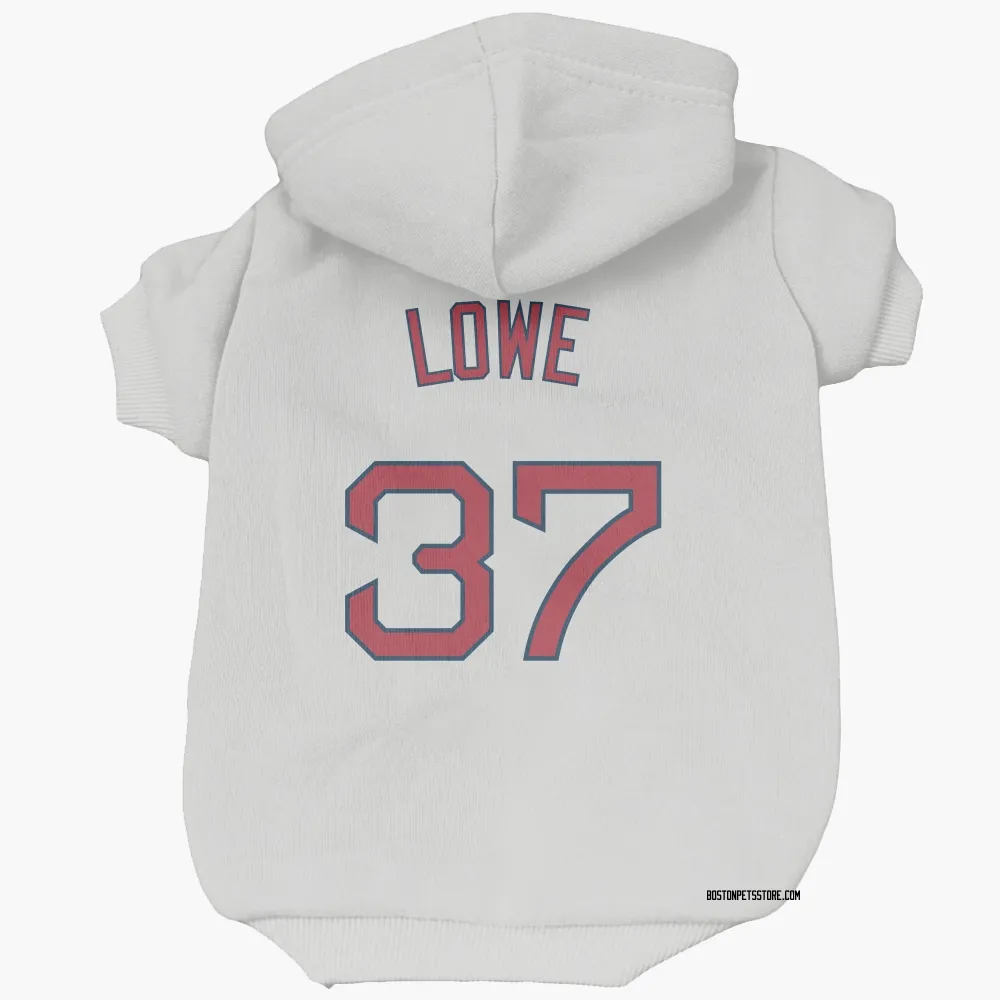 Boston Red Sox Nathaniel Lowe White Pet Hoodie for Dog & Cat