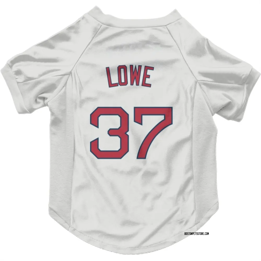 Boston Red Sox Nathaniel Lowe White Pet Jersey for Dog & Cat