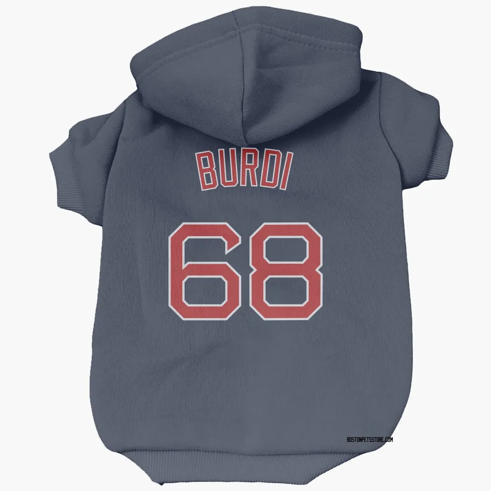Boston Red Sox Nick Burdi Navy Pet Hoodie for Dog & Cat