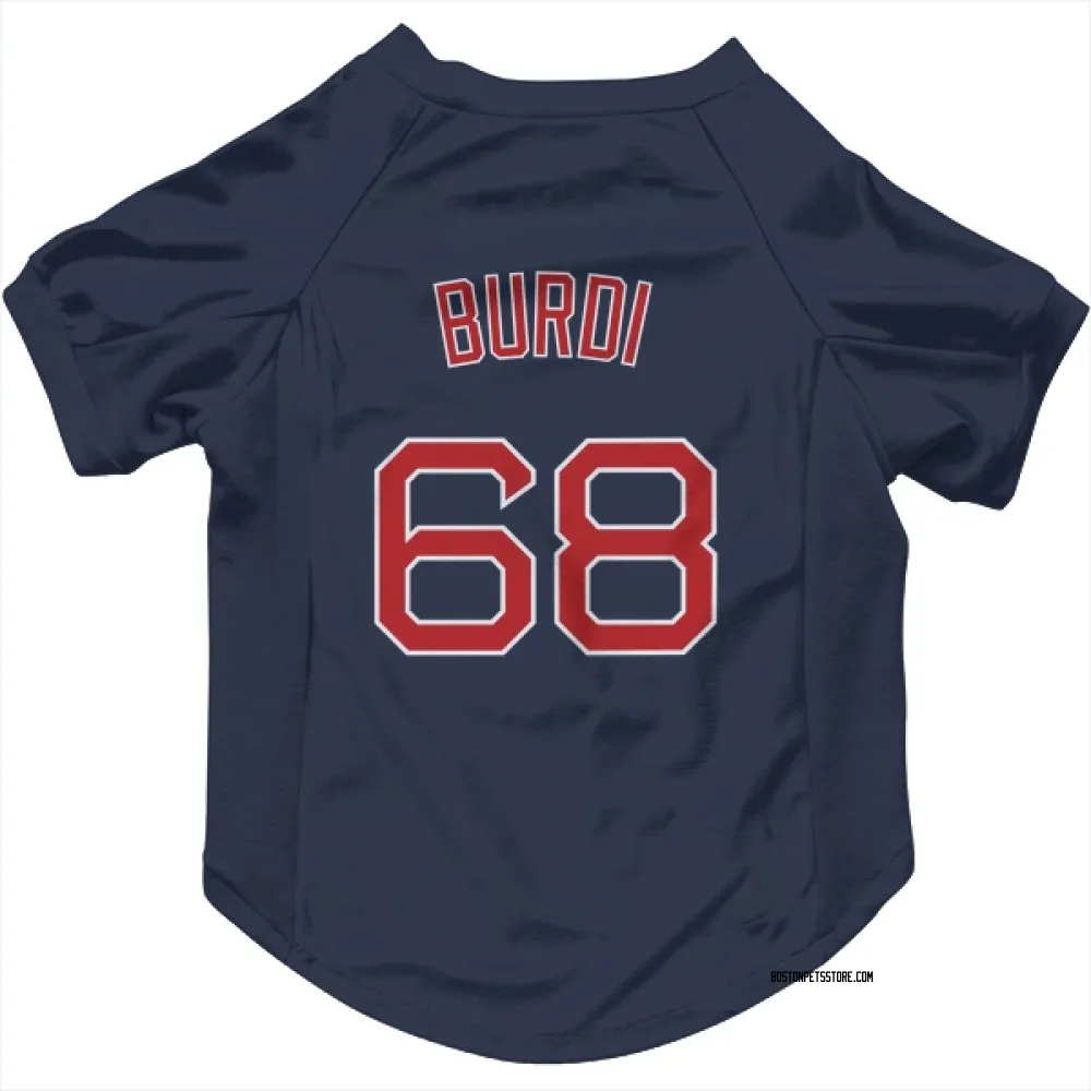 Boston Red Sox Nick Burdi Navy Pet Jersey for Dog & Cat