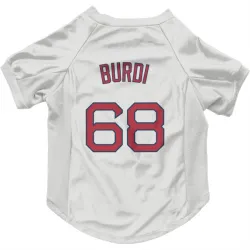 Boston Red Sox Nick Burdi White Pet Jersey for Dog & Cat