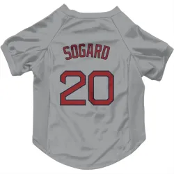 Boston Red Sox Nick Sogard Gray Pet Jersey for Dog & Cat