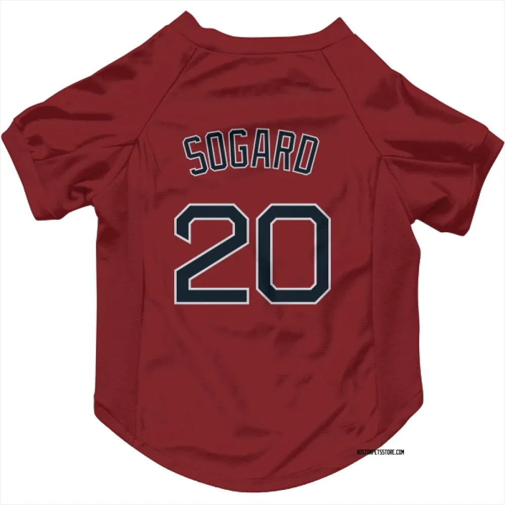 Boston Red Sox Nick Sogard Red Pet Jersey for Dog & Cat