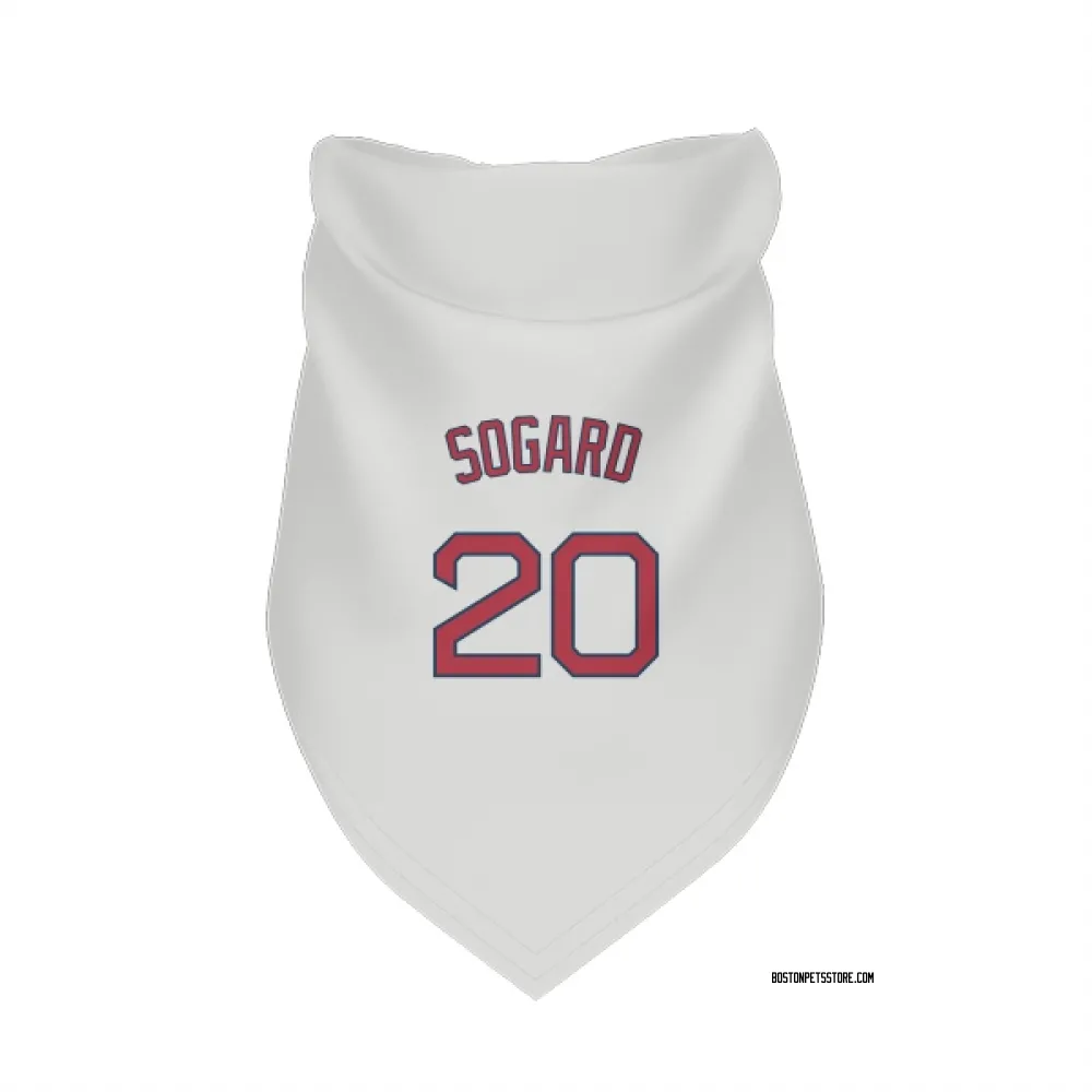 Boston Red Sox Nick Sogard White Pet Bandana for Dog & Cat
