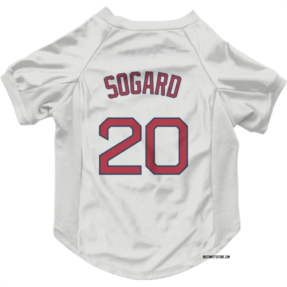 Boston Red Sox Nick Sogard White Pet Jersey for Dog & Cat