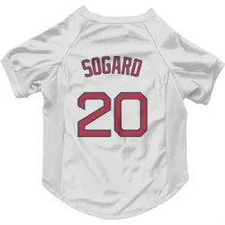 Boston Red Sox Nick Sogard White Pet Jersey for Dog & Cat