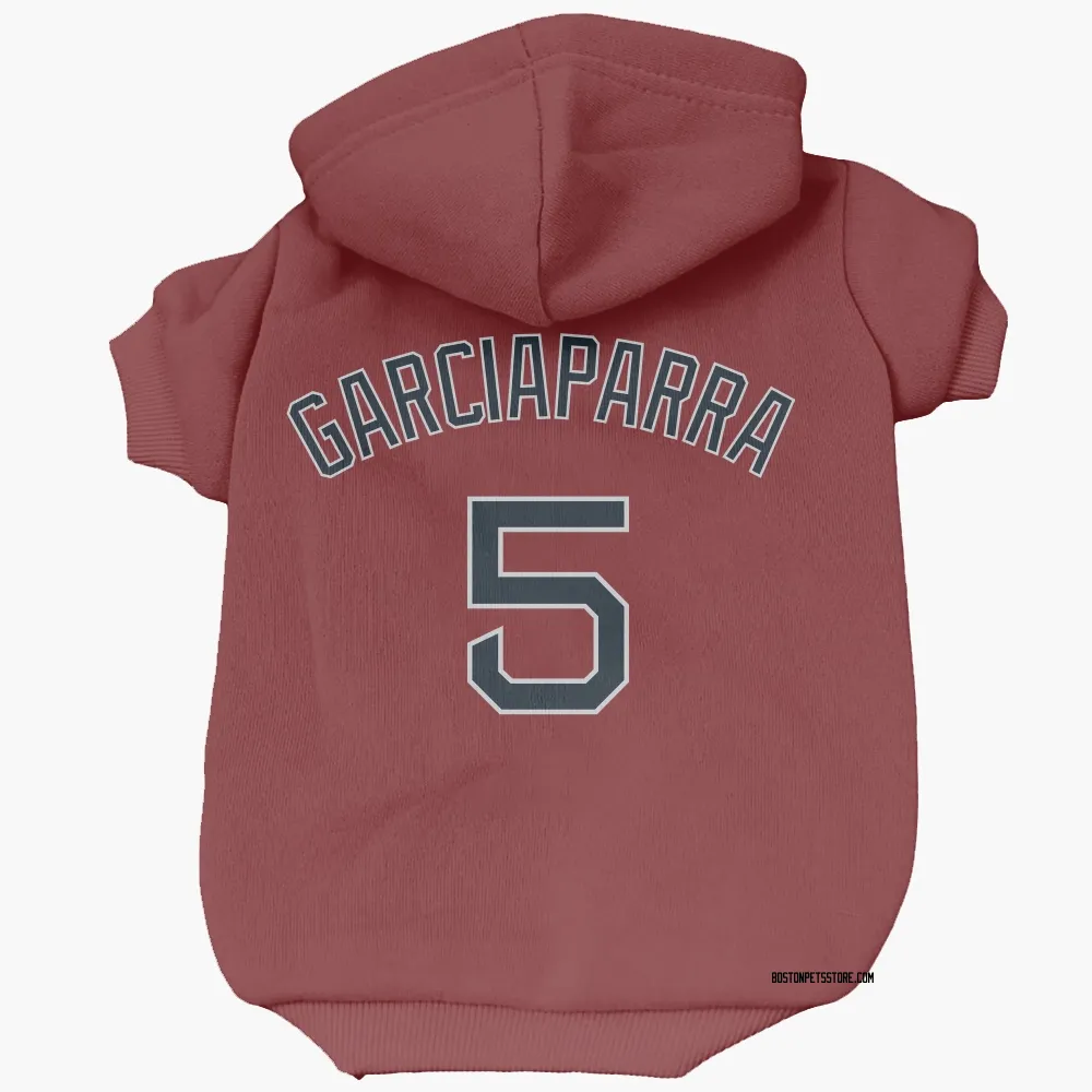 Boston Red Sox Nomar Garciaparra Red Pet Hoodie for Dog & Cat
