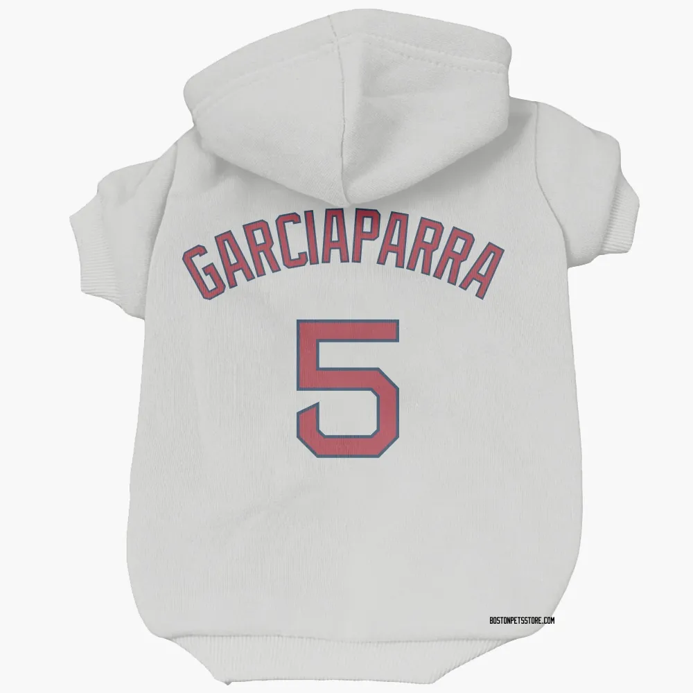 Boston Red Sox Nomar Garciaparra White Pet Hoodie for Dog & Cat