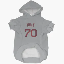 Boston Red Sox Payton Tolle Gray Pet Hoodie for Dog & Cat