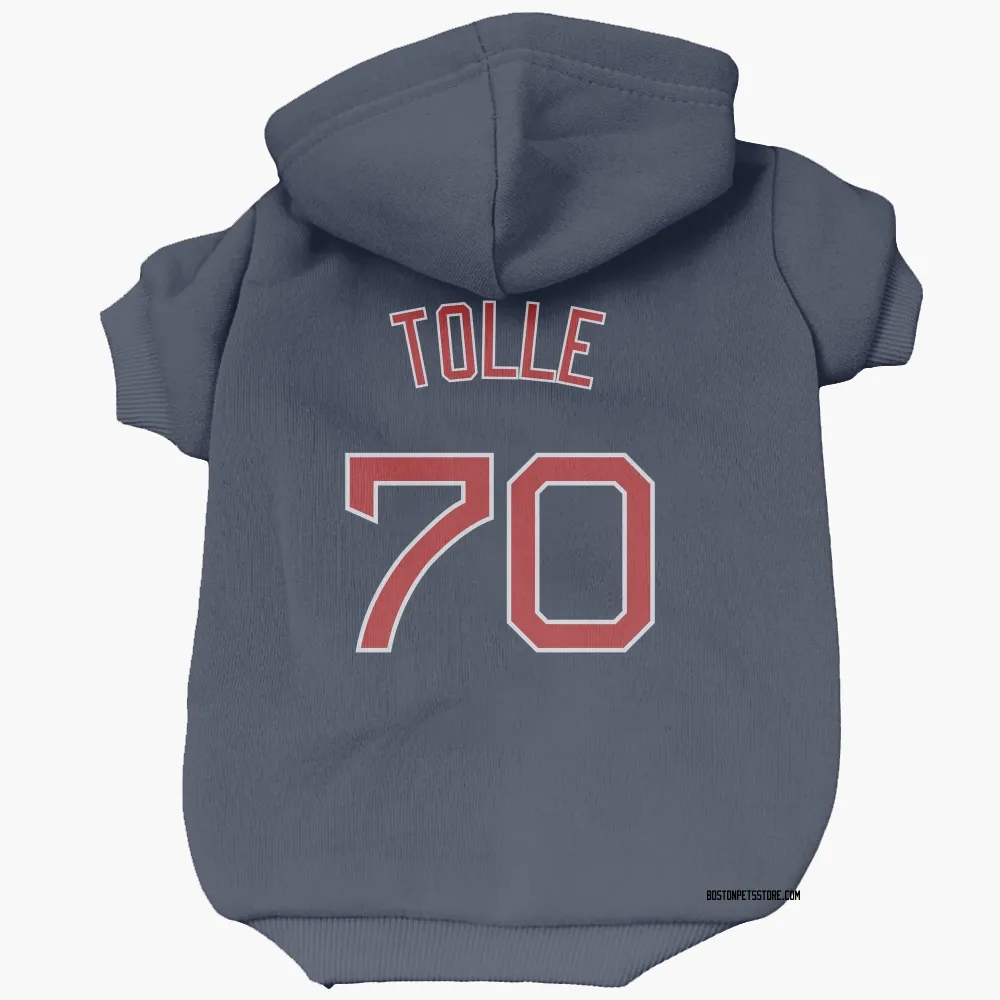Boston Red Sox Payton Tolle Navy Pet Hoodie for Dog & Cat