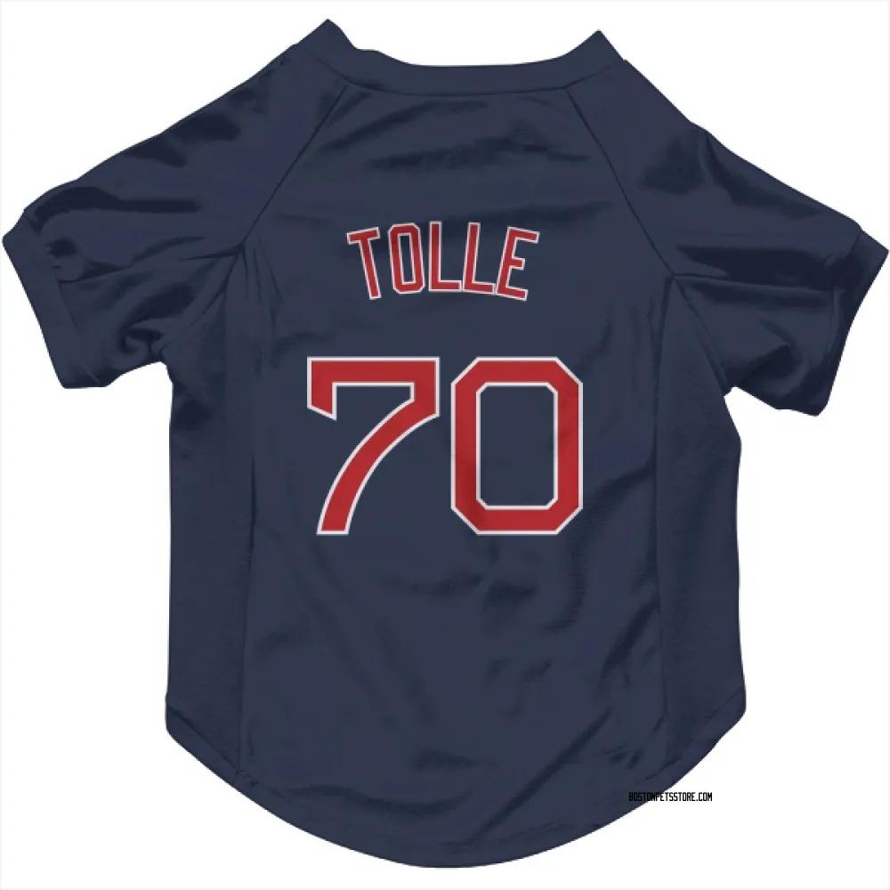 Boston Red Sox Payton Tolle Navy Pet Jersey for Dog & Cat