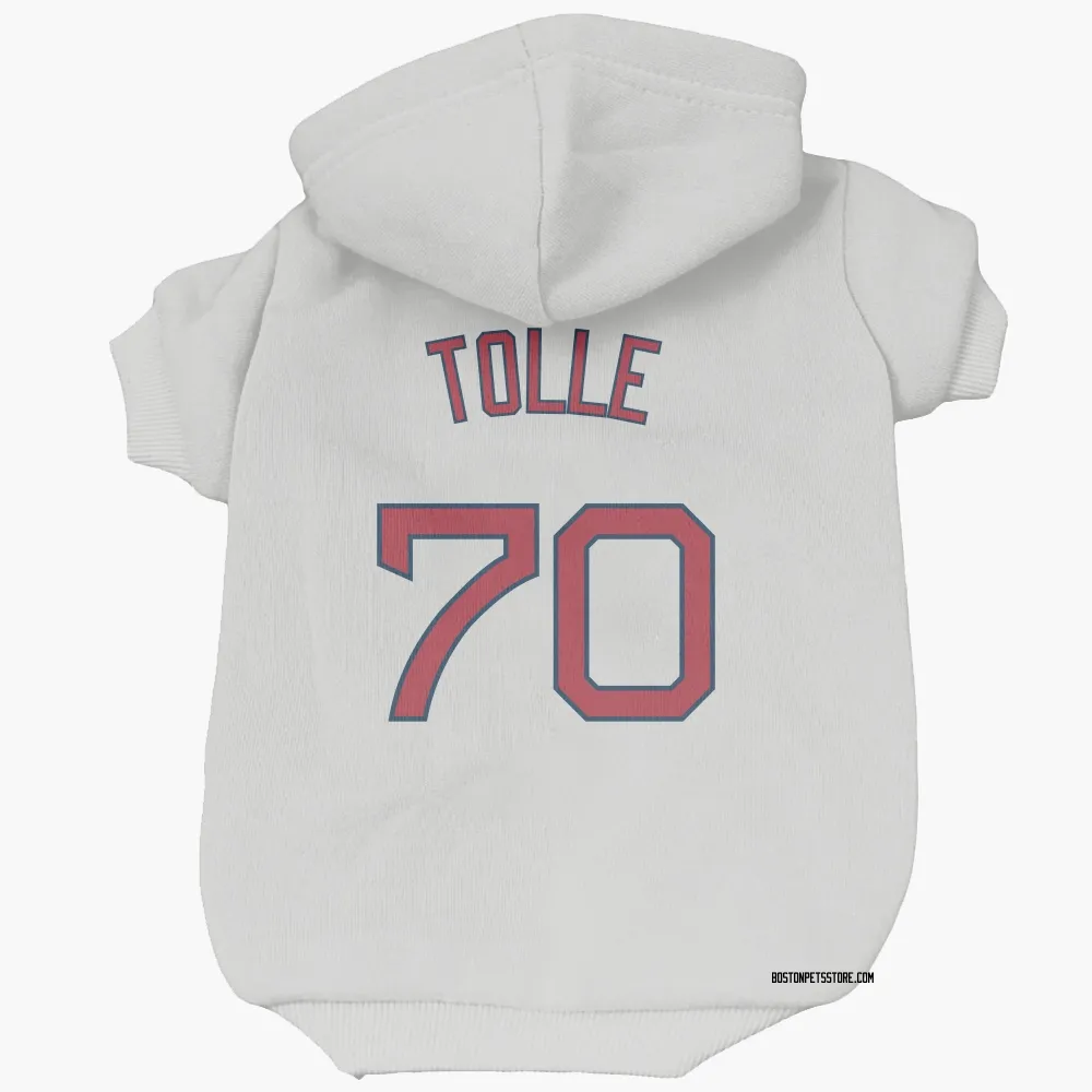 Boston Red Sox Payton Tolle White Pet Hoodie for Dog & Cat