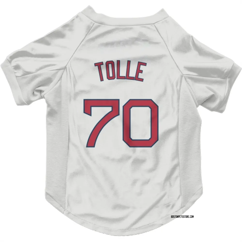 Boston Red Sox Payton Tolle White Pet Jersey for Dog & Cat