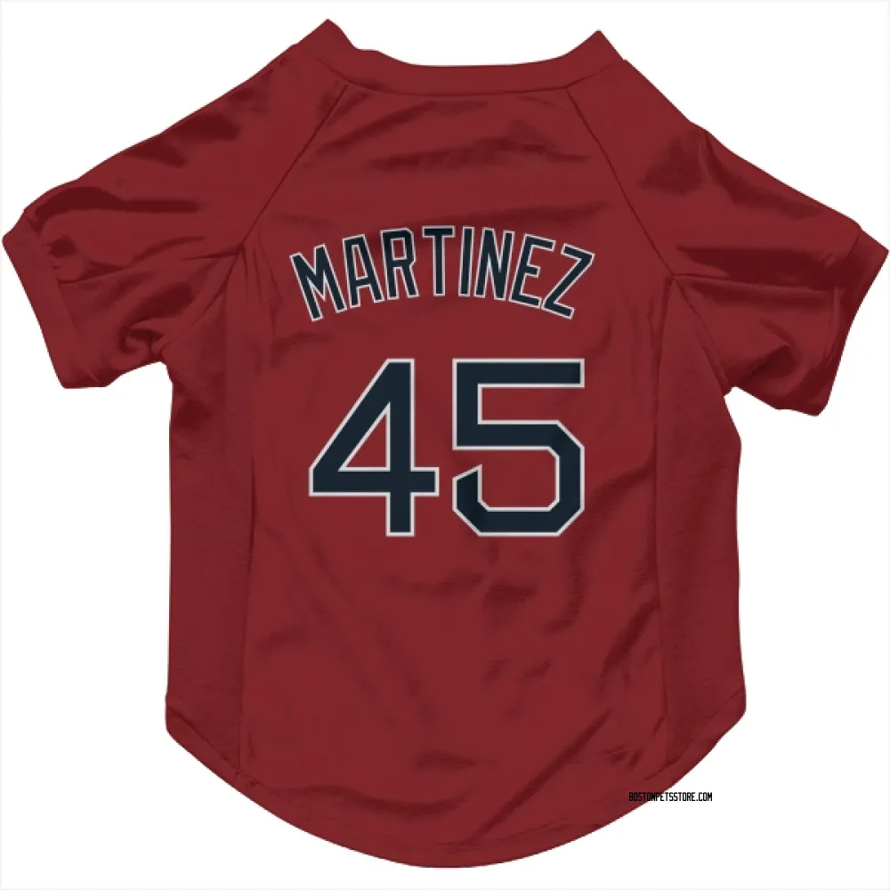 Boston Red Sox Pedro Martinez Red Pet Jersey for Dog & Cat