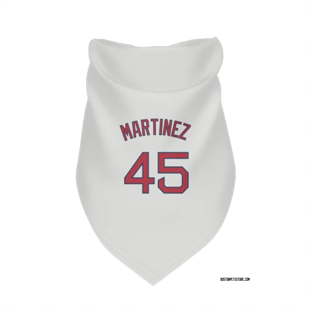 Boston Red Sox Pedro Martinez White Pet Bandana for Dog & Cat