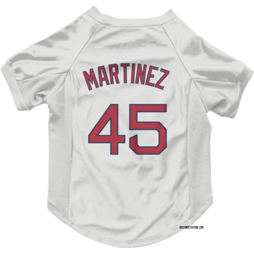 Boston Red Sox Pedro Martinez White Pet Jersey for Dog & Cat