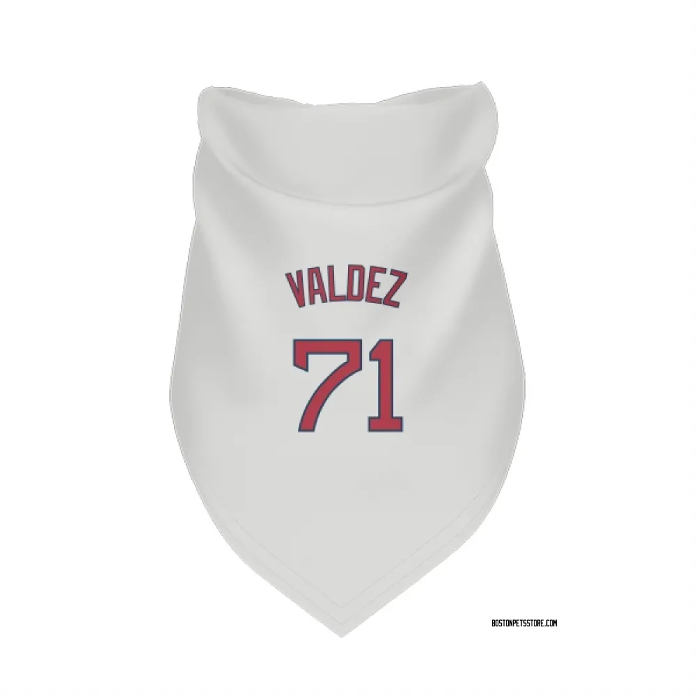 Boston Red Sox Phillips Valdez White Pet Bandana for Dog & Cat