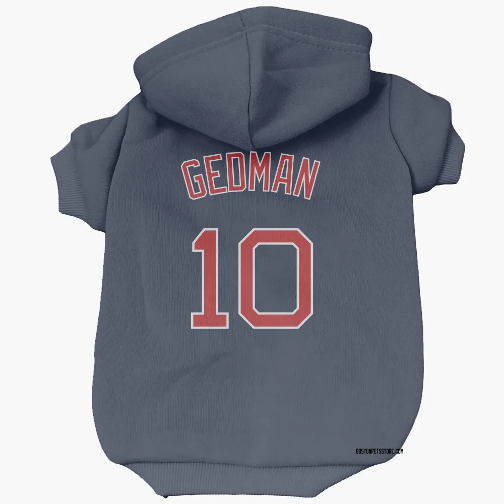 Boston Red Sox Rich Gedman Navy Pet Hoodie for Dog & Cat