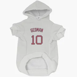 Boston Red Sox Rich Gedman White Pet Hoodie for Dog & Cat
