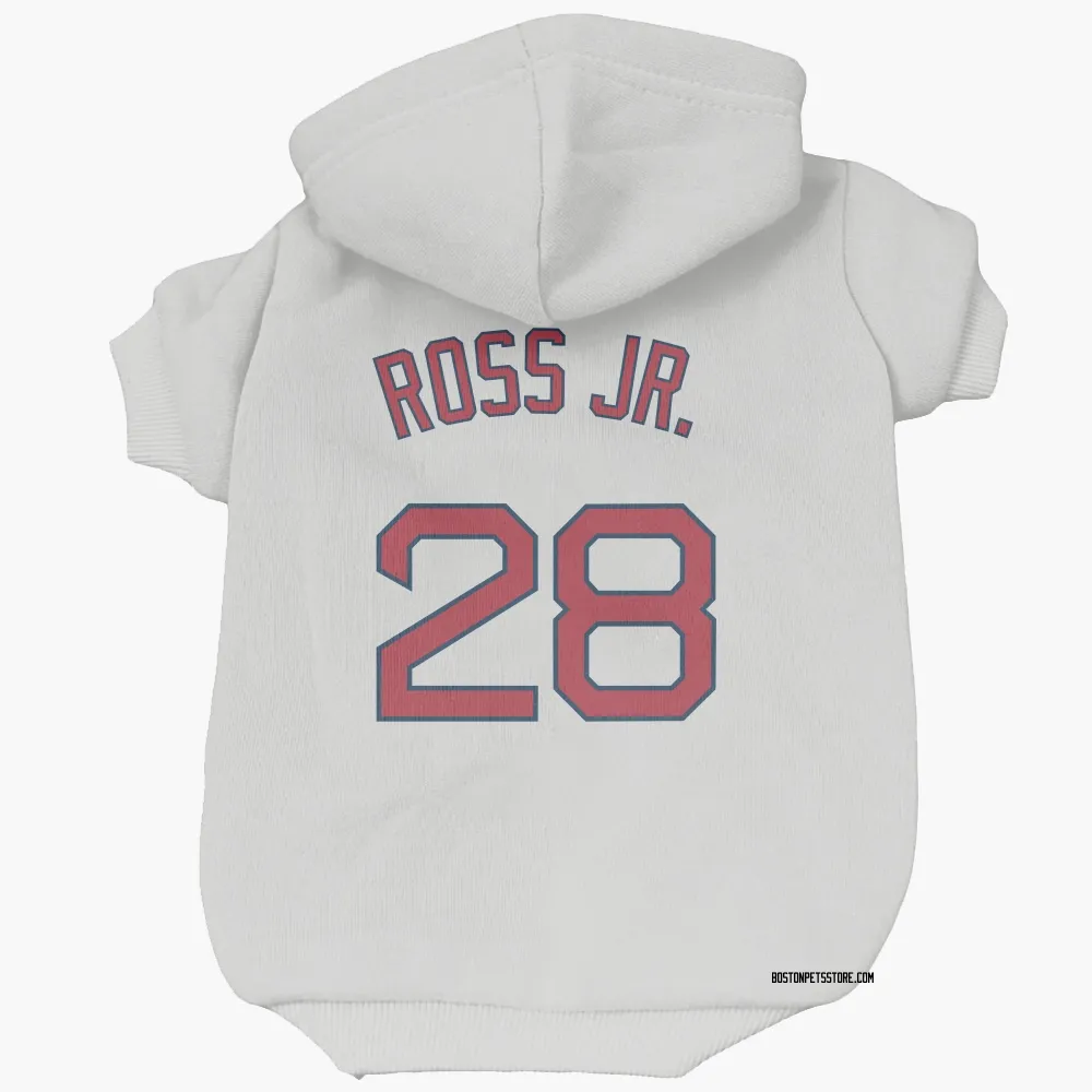 Boston Red Sox Robbie Ross Jr. White Pet Hoodie for Dog & Cat