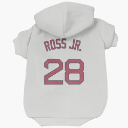 Boston Red Sox Robbie Ross Jr. White Pet Hoodie for Dog & Cat