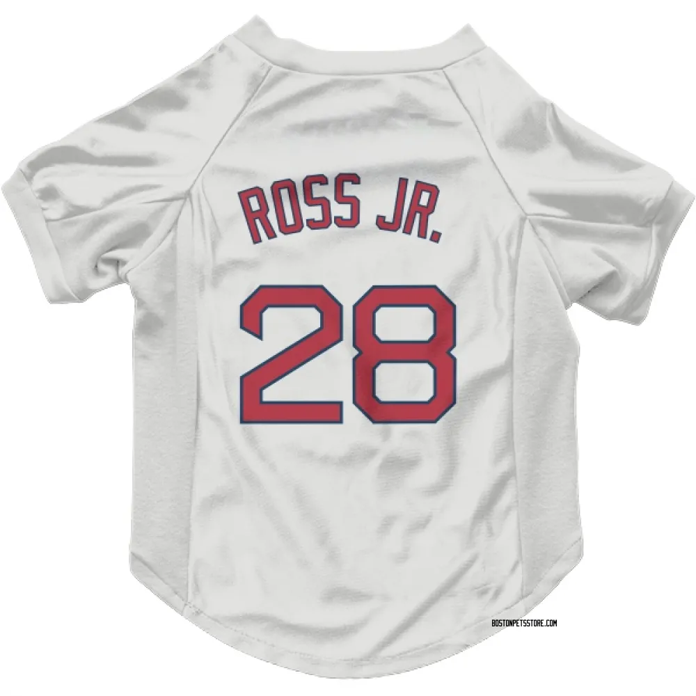 Boston Red Sox Robbie Ross Jr. White Pet Jersey for Dog & Cat