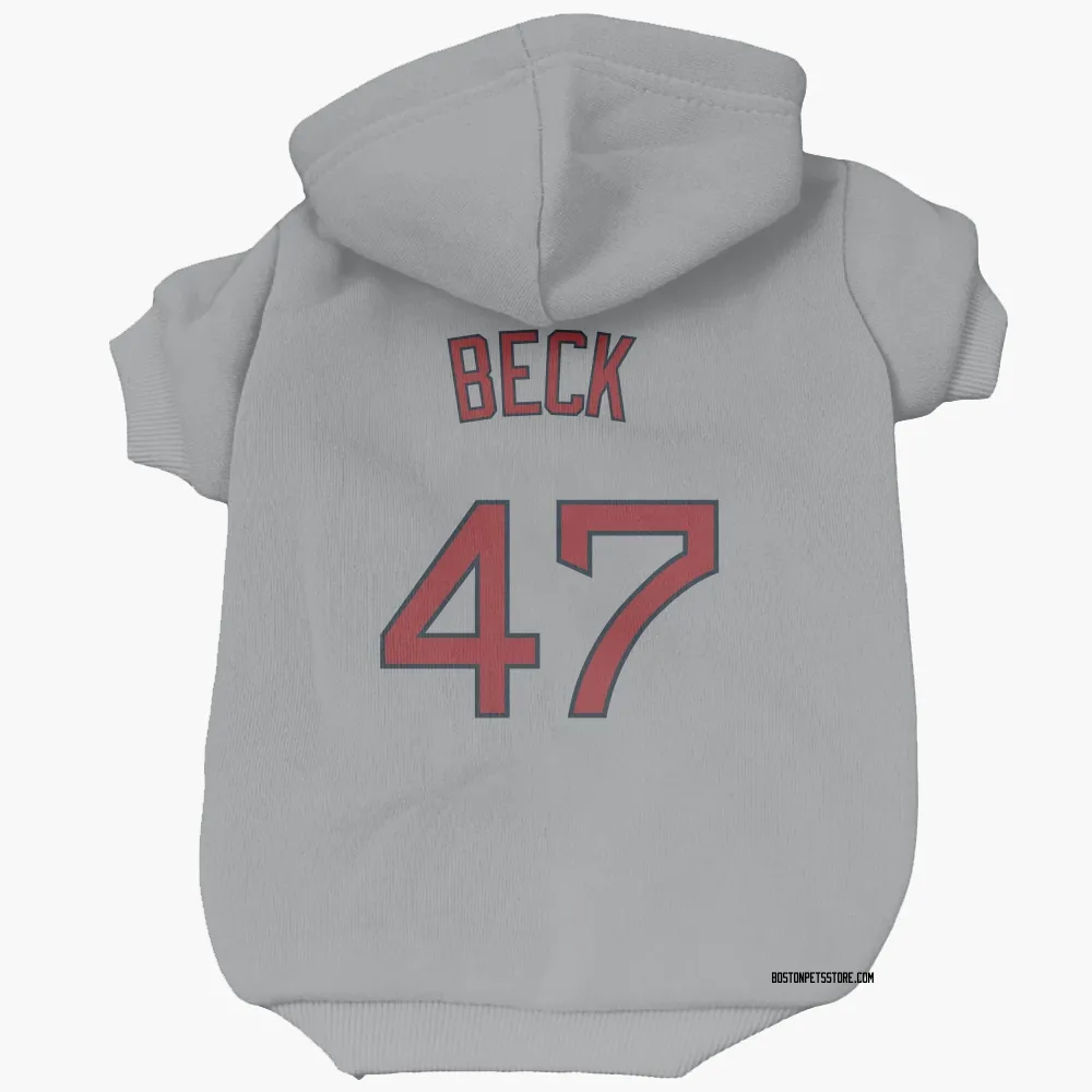 Boston Red Sox Rod Beck Gray Pet Hoodie for Dog & Cat