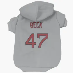 Boston Red Sox Rod Beck Gray Pet Hoodie for Dog & Cat