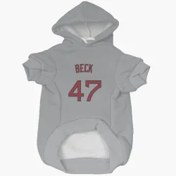 Boston Red Sox Rod Beck Gray Pet Hoodie for Dog & Cat