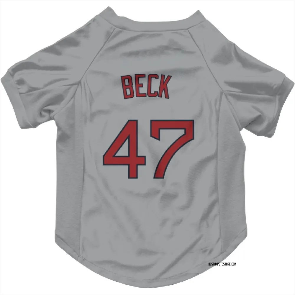 Boston Red Sox Rod Beck Gray Pet Jersey for Dog & Cat
