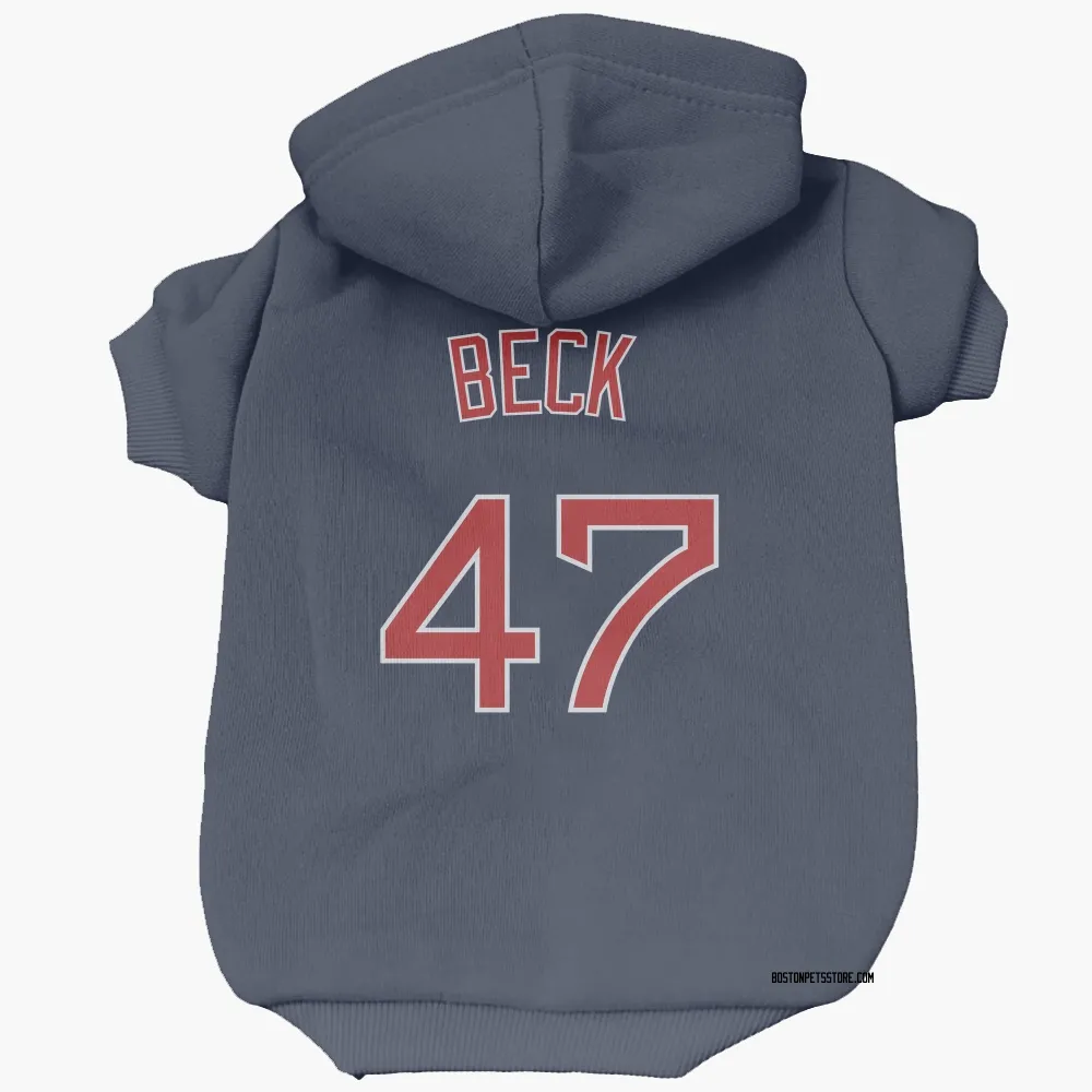 Boston Red Sox Rod Beck Navy Pet Hoodie for Dog & Cat