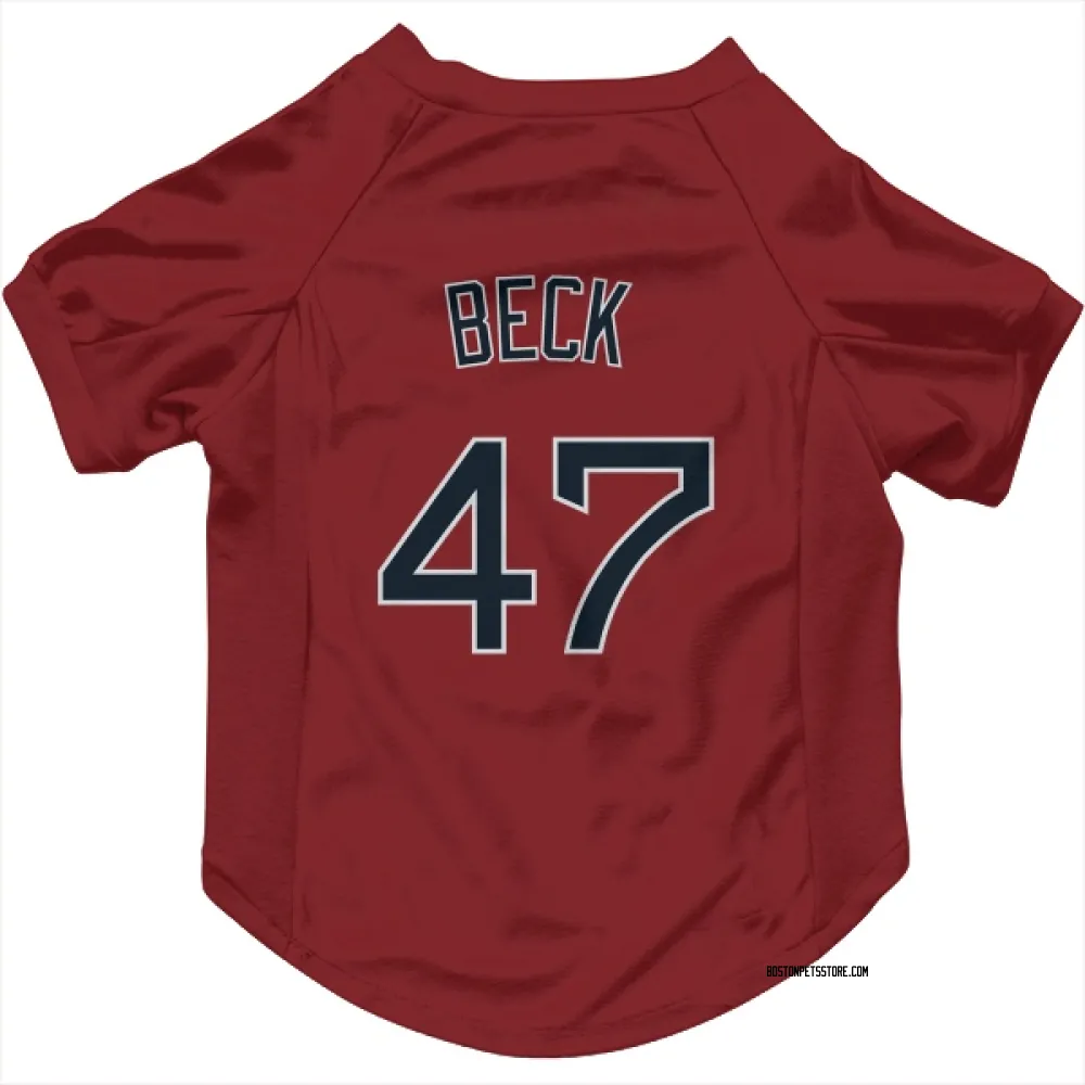 Boston Red Sox Rod Beck Red Pet Jersey for Dog & Cat