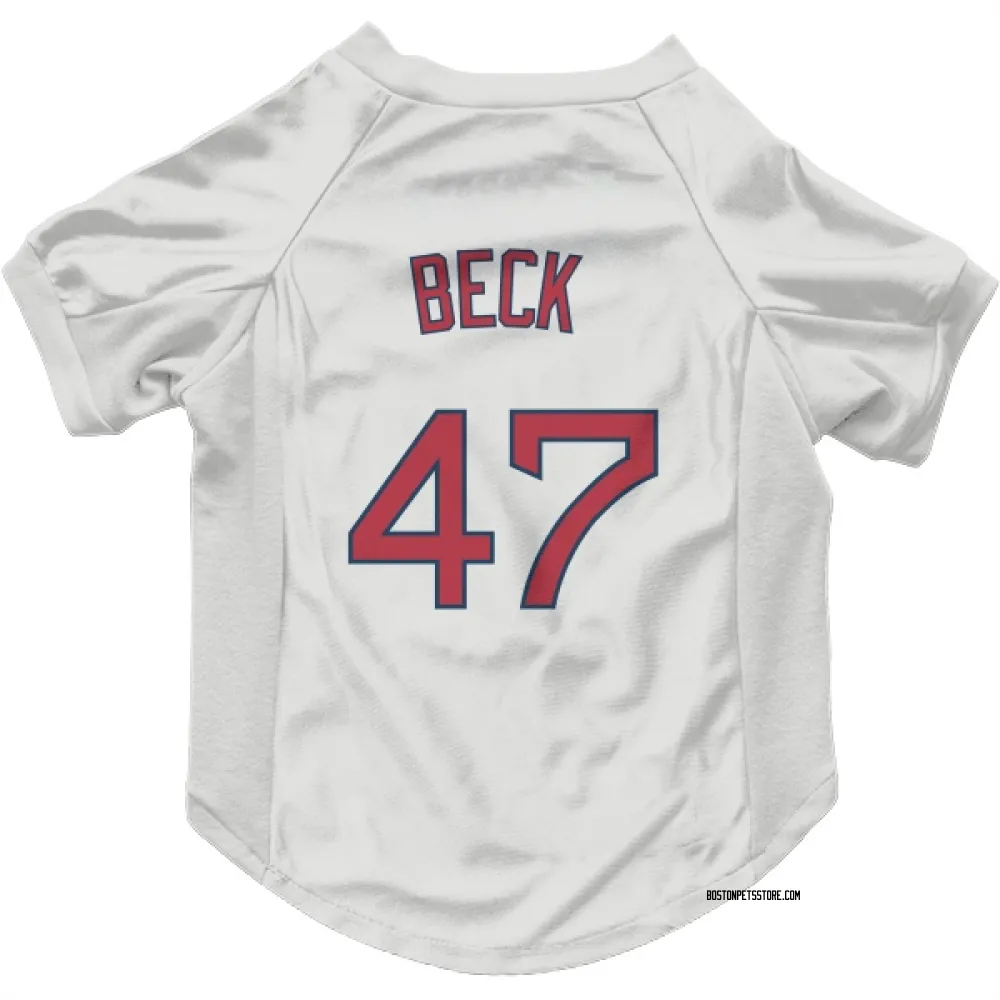 Boston Red Sox Rod Beck White Pet Jersey for Dog & Cat