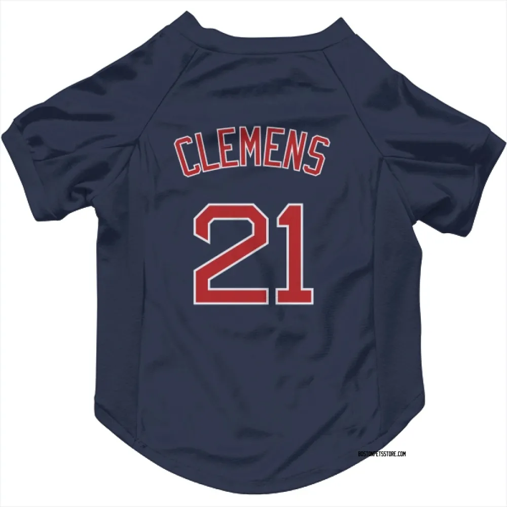 Boston Red Sox Roger Clemens Navy Pet Jersey for Dog & Cat