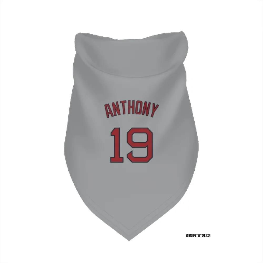 Boston Red Sox Roman Anthony Gray Pet Bandana for Dog & Cat