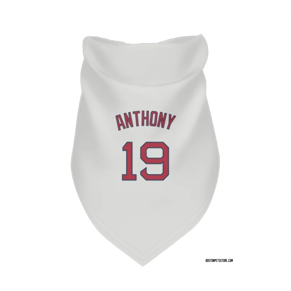 Boston Red Sox Roman Anthony White Pet Bandana for Dog & Cat