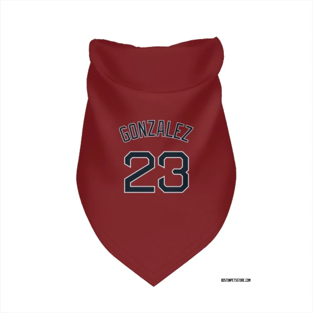 Boston Red Sox Romy Gonzalez Red Pet Bandana for Dog & Cat