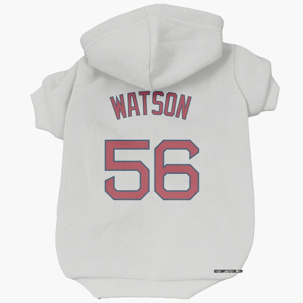 Boston Red Sox Ryan Watson White Pet Hoodie for Dog & Cat